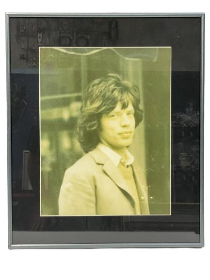 VINTAGE MICK JAGGER PHOTO PRINT POSTER 19" (1 of 3)