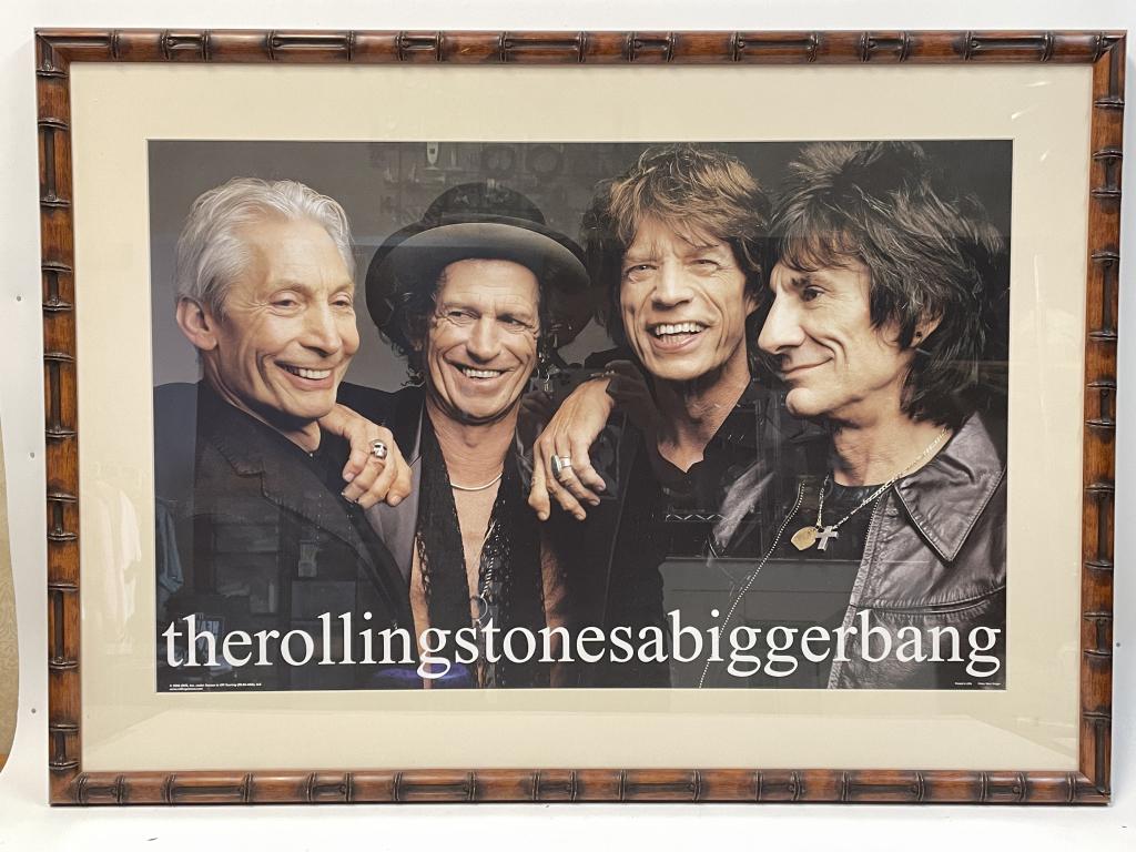 THE ROLLING STONES " A BIGGER BANG" PROMO POSTER (1 of 5)