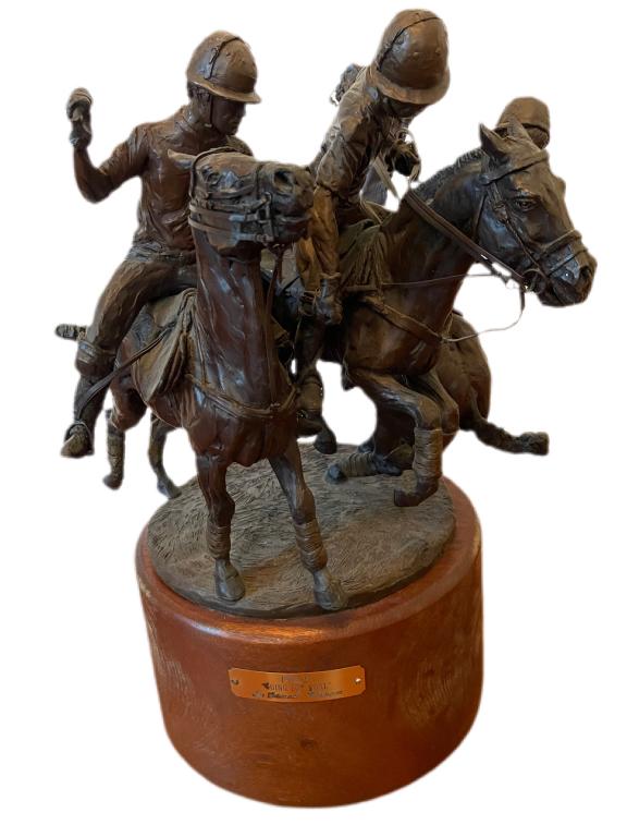 POLO "GOING FOR THE GOAL" BY SAMUEL WISNOM BRONZE (1 of 3)
