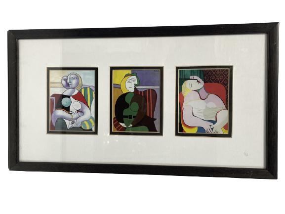 PABLO PICASSO 3 FRAMED PRINTS FRAMED 21" (1 of 5)