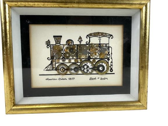 L. KERSH "AMERICAN DAKOTA" HOROLOGICAL COLLAGE 9" (1 of 2)