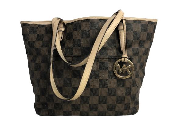 MK MICHAEL KORS MONOGRAM CANVAS TOTEBAG (1 of 9)