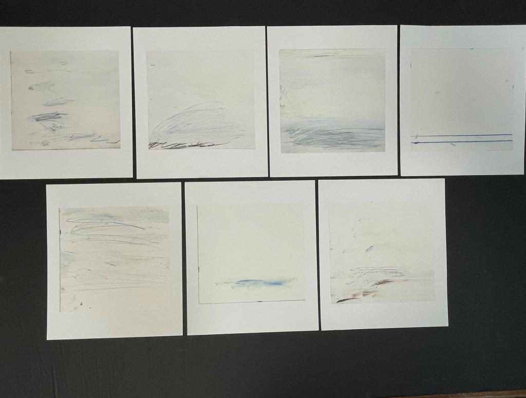 LOT OF 7 CY TWOMBLY LITHOGRAPH PRINTS (1 of 8)