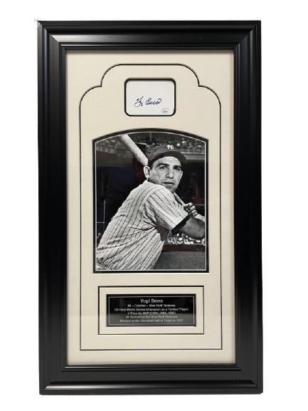 YOGI BERRA AUTOGRAPHED PHOTOGRAPH 25" (1 of 5)