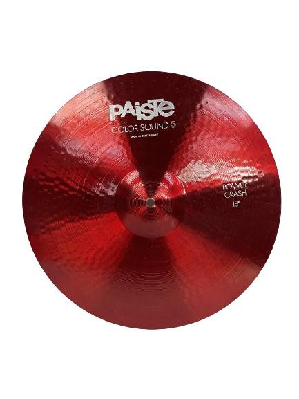 PAISTE COLOR SOUND POWER CRASH CYMBAL 18" (1 of 2)