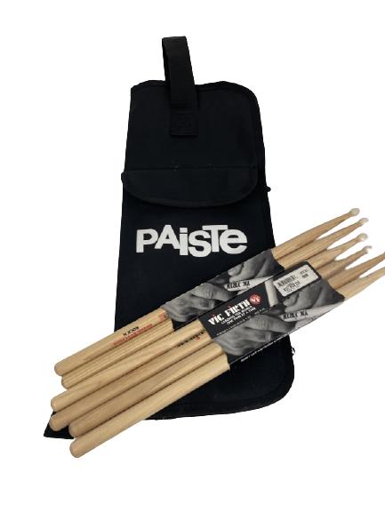 PAISTE DRUMSTICK BAG AND VIC FIRTH DRUMSTICKS NEW! (1 of 4)