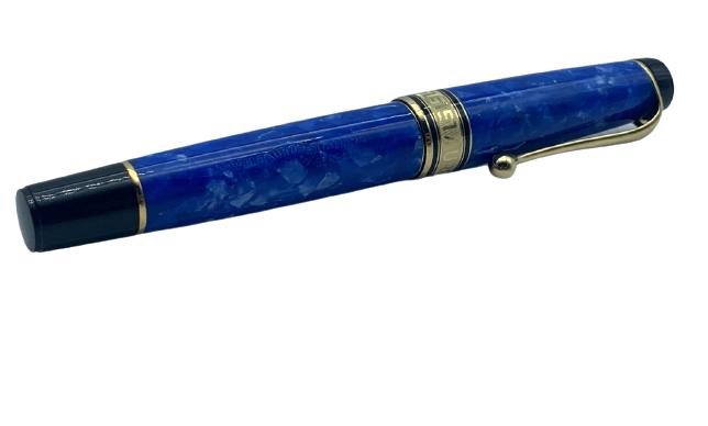 VTG AURORA OPTIMA COBALT BLUE FOUNTAIN PEN (1 of 4)