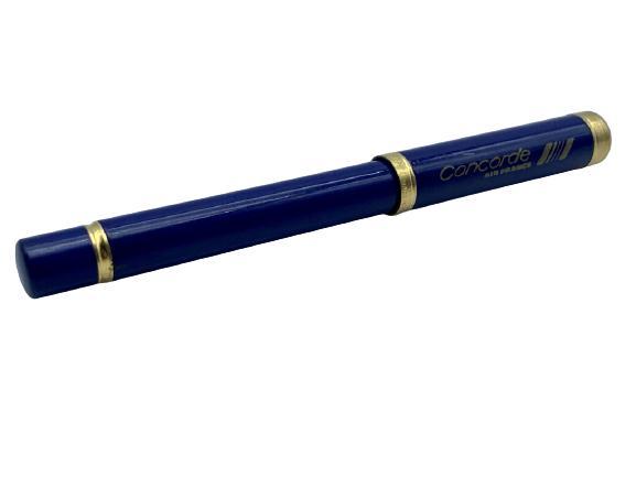VTG WATERMAN CONCORDE FRANCE AIRPLANE PEN: VINTAGE COLLECTIBLE WATERMAN CONCORDE FRANCE COBALT BLUE AIRPLANE PEN -CONDITION CONSISTENT WITH AGE AND USE, WEAR-DP91521