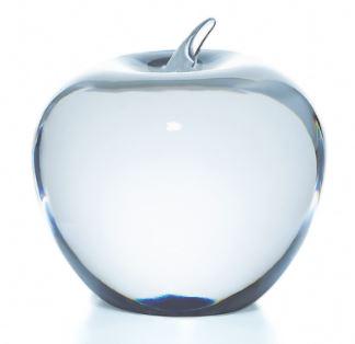 TIFFANY & CO. CRYSTAL GLASS APPLE PAPERWEIGHT 3" (1 of 2)