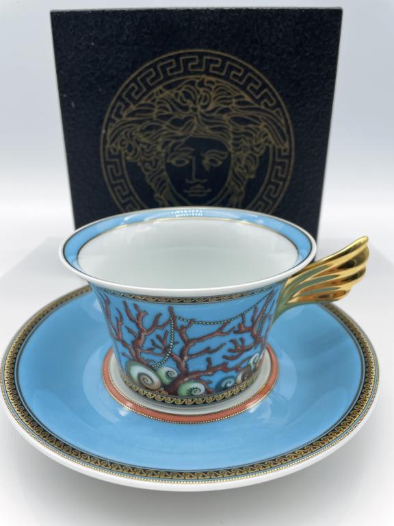 VERSACE ROSENTHAL TRESORS TEACUP & SAUCER (1 of 4)