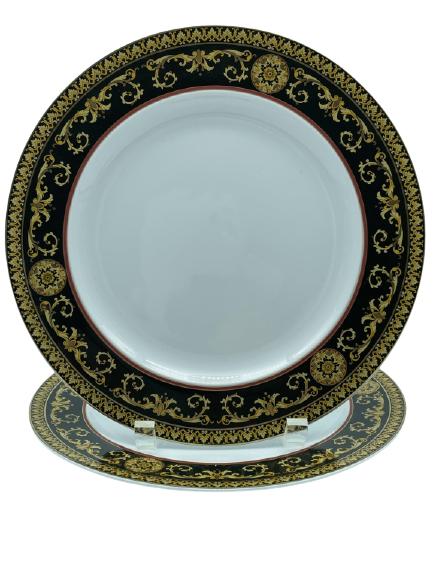 PAIR OF VERSACE ROSENTHAL MEDUSA PLATES 10.5" (1 of 3)