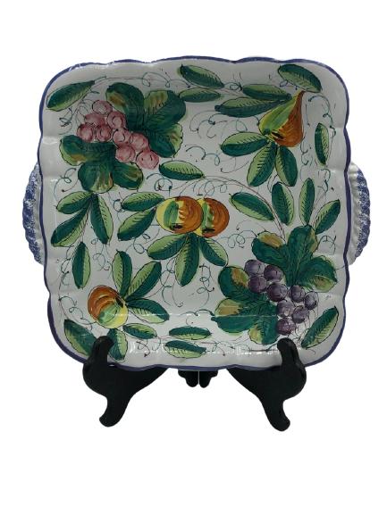 VTG L. PAZOLI ITALIAN CERAMIC HANDLED DISH 10.5" (1 of 4)