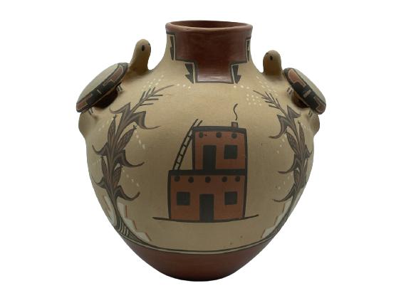 VTG SIGNED JEMEZ PUEBLO NATIVE AMERICAN POTTERY (1 of 4)