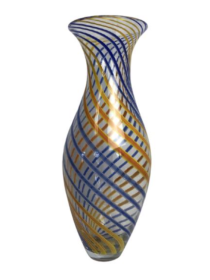 VINTAGE LARGE MURANO STYLE VASE 18" HIGH (1 of 5)