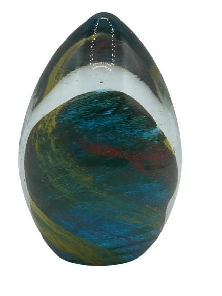 VINTAGE MURANO STYLE GLASS PAPERWEIGHT 4.5" (1 of 4)