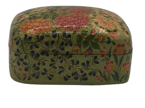 VINTAGE HAND PAINTED FLORAL BOX (1 of 4)