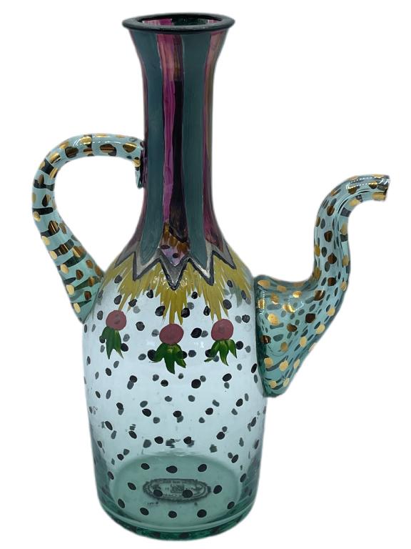 MACKENZIE CHILDS HAND PAINTED PITCHER (1 of 5)