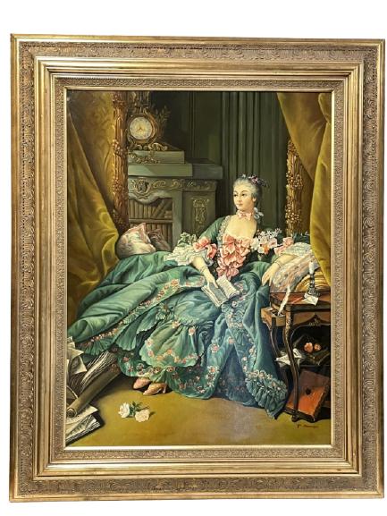 VERNO OLD WORLD MASTER  OIL PAINTING 52" (1 of 10)