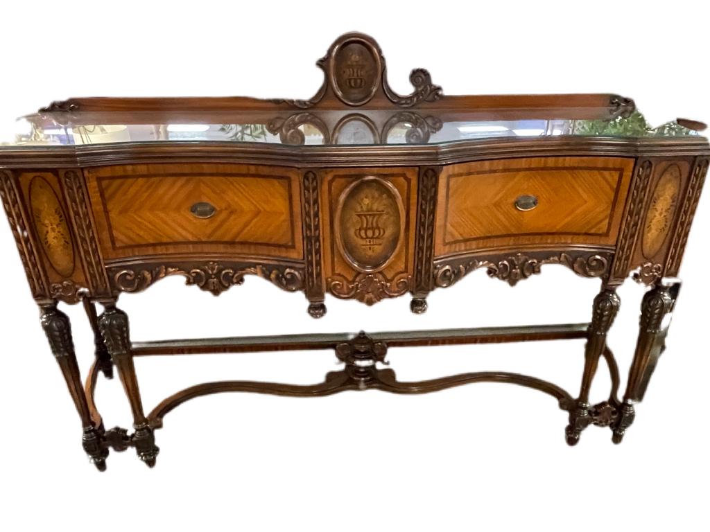 VINTAGE ROCOCO ITALIAN STYLE SIDEBOARD CABINET (1 of 8)