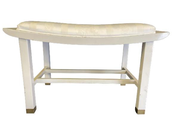 JAMES MONT STYLE LACQUERED CHINOISERIE BENCH 28" (1 of 5)