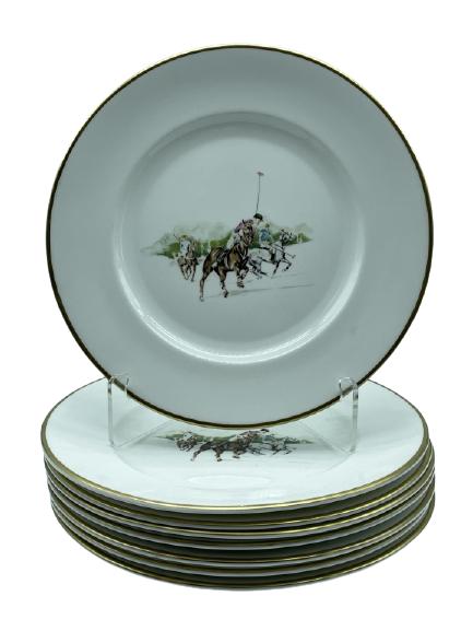 SET OF 8 VINTAGE POLO RALPH LAUREN PLATES 11" (1 of 7)