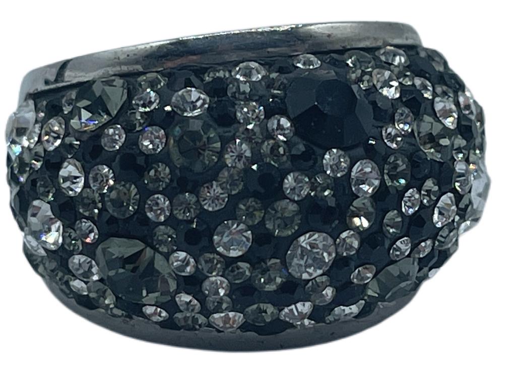 VTG JCM STERLING & CRYSTAL RING (1 of 4)