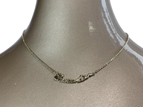 VTG "CHRISTIAN DIOR" GOLD PENDANT NECKLACE (1 of 5)