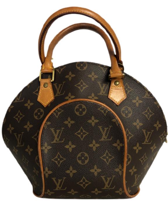 VTG LOUIS VUITTON BROWN CANVAS ELLIPSE BAG (1 of 8)