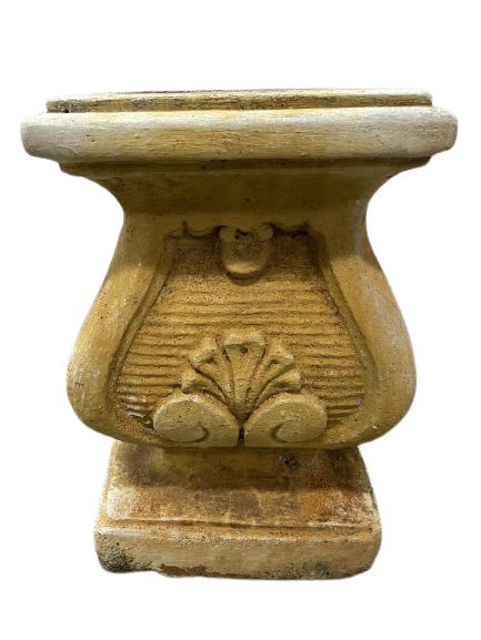 REGENCY STYLE OUTDOOR STONE STATUE BASE 15" (1 of 4)