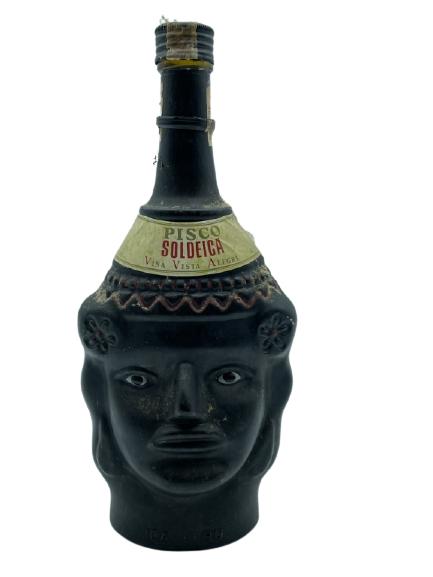 PISCO SOLDEICA INCA LIQUOR BOTTLE DECANTER 11" (1 of 3)