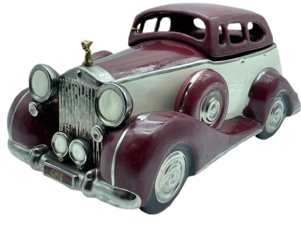 G. APPLEMAN ROLLS ROYCE COOKIE JAR CANNISTER 16" (1 of 9)