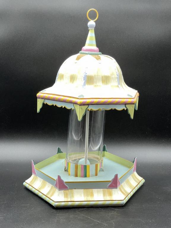 VINTAGE MACKENZIE CHILDS BIRD FEEDER 19" (1 of 6)