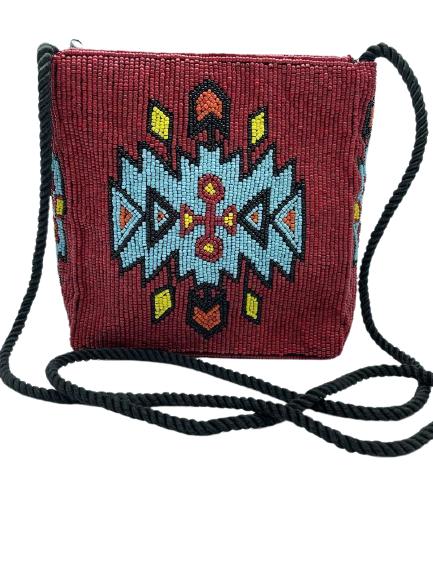 GAMMON SHIRE VINTAGE BEADED HANDBAG (1 of 7)