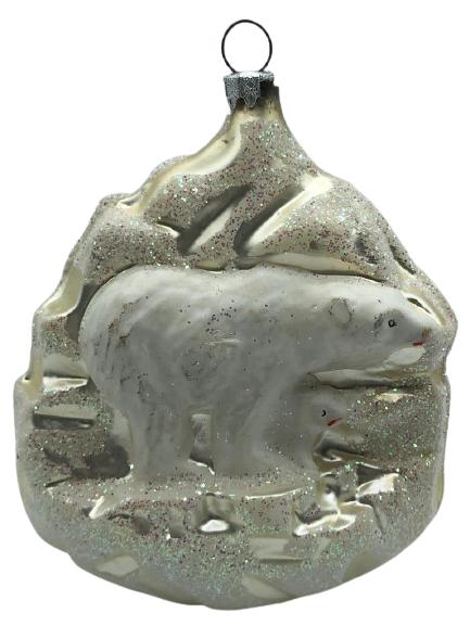 POLAR BEAR CHRISTMAS ORNAMENT: POLAR BEAR CHRISTMAS ORNAMENT