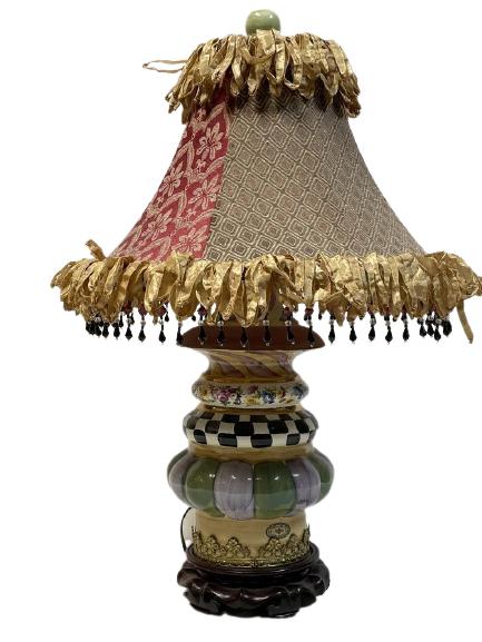 VINTAGE MACKENZIE CHILDS "LIGHTHOUSE LAMP II " 26" (1 of 5)