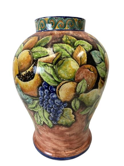 VINTAGE MEXICAN MAJOLICA CERAMIC POTTERY VASE 21" (1 of 4)