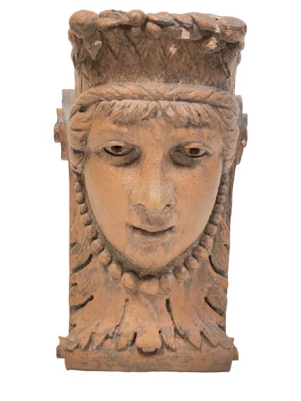 VTG1978 WOODEN NICKEL PLASTER WALL SCONCE 12" (1 of 5)