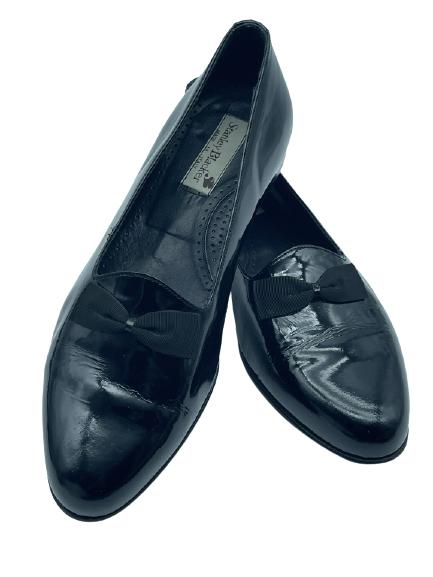 MENS STANLEY BLACKER ITALIAN BLACK LOAFERS: MENS STANLEY BLACKER ITALIAN BLACK LOAFERS -SZ 10