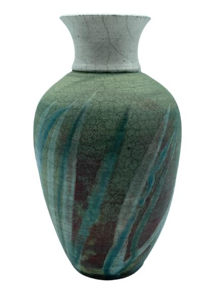 VINTAGE STUDIO POTTERY VASE 9" (1 of 3)