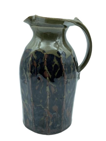 VINTAGE STUDIO POTTERY PITCHER 9" (1 of 4)