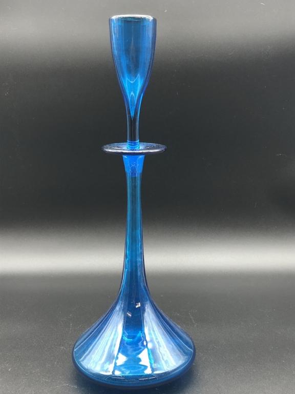 VTG BLENCO 6027 GLASS DECANTER W/ SHOT GLASS STOPPER (1 of 4)