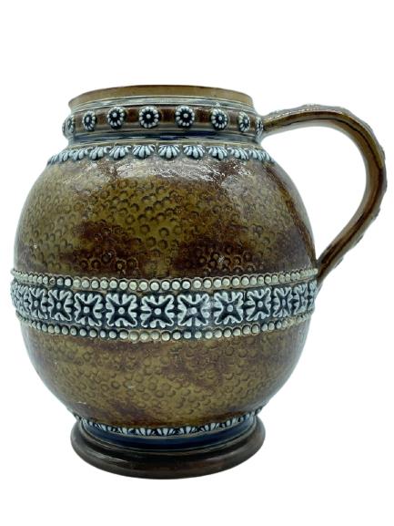 ANTIQUE DOULTON POTTERY VESSEL 8" (1 of 5)