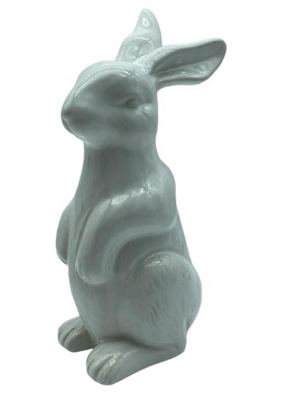VTG CERAMIC BUNNY RABBIT FIGURINE SCULPTURE 12" (1 of 4)