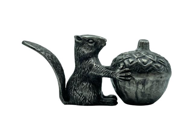 VTG VAGABOND HOUSE PEWTER SQUIRREL S/P SHAKERS (1 of 9)