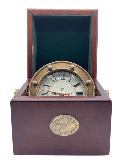 VINTAGE NAVIGARE NECESSE EST AUTHENTIC CLOCK MODEL (1 of 5)