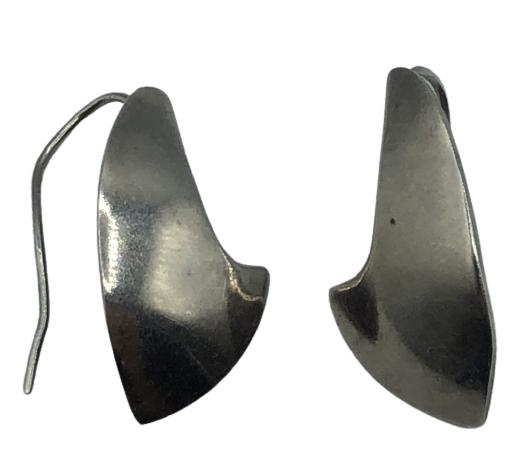 STERLING SILVER ARTDECO STYLE EARRINGS (1 of 3)