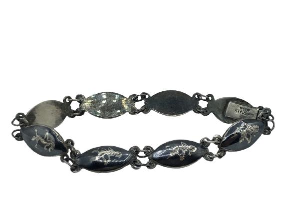 STERLING SILVER ASIAN STYLE BRACELET (1 of 3)