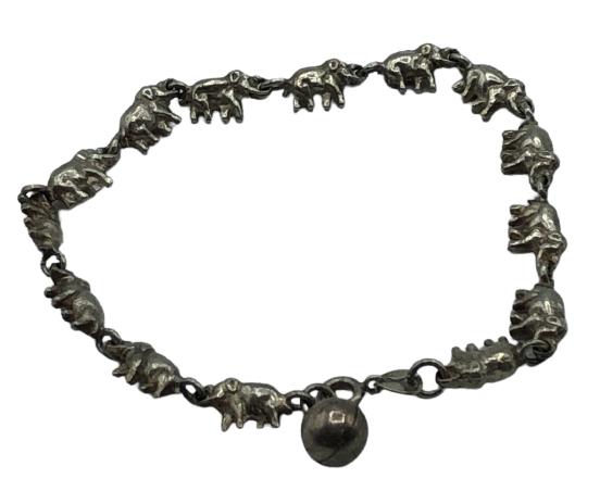 BRACELET STUDDED WITH MINI ELEPHANTS (1 of 4)