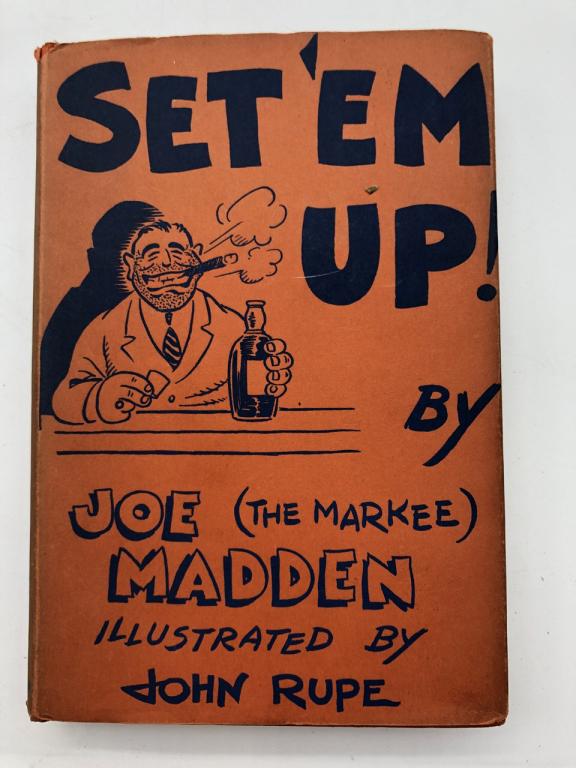 "SET'EM UP!" SIGNED HARDCOVER BOOK (1 of 7)
