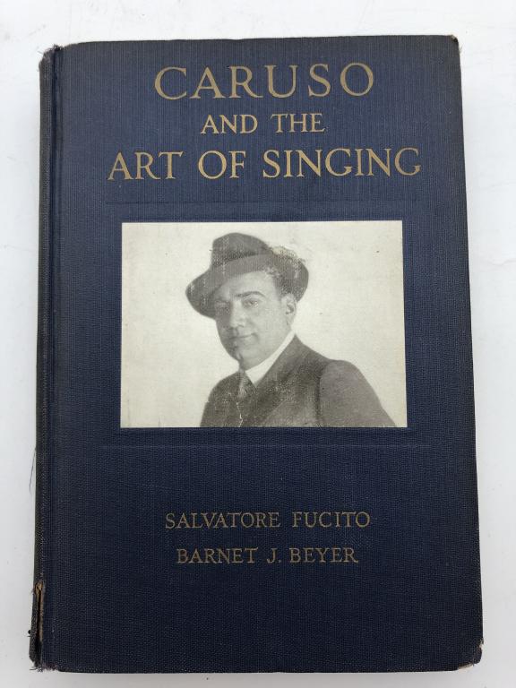 "CARUSO AND THE ART OF SINGING" SIGNED BOOK (1 of 6)